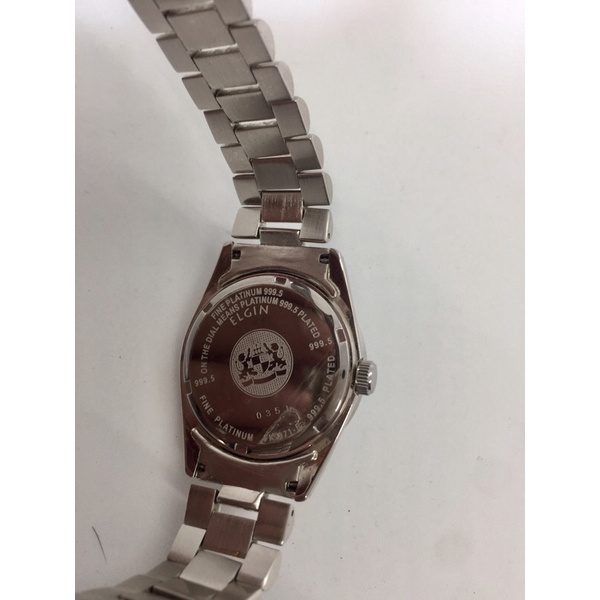 Đồng hồ unisex ELGIN lắc kê bạch kim toàn thân