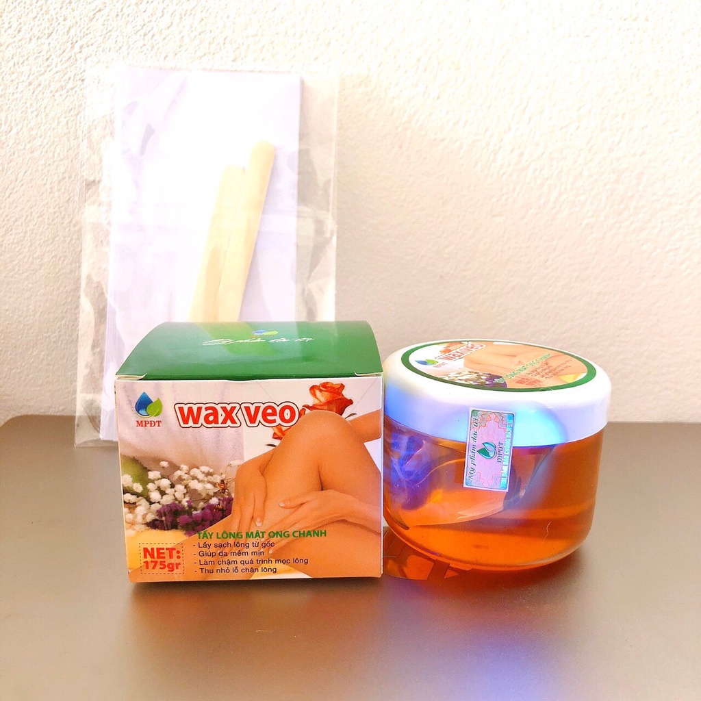 [Chính Hãng] WAX LÔNG VEO Tẩy sạch MỌI VÙNG Lông, TẶNG kèm giấy wax và que gạt (Wax kem tẩy lông, Triệt lông Vĩnh viễn)