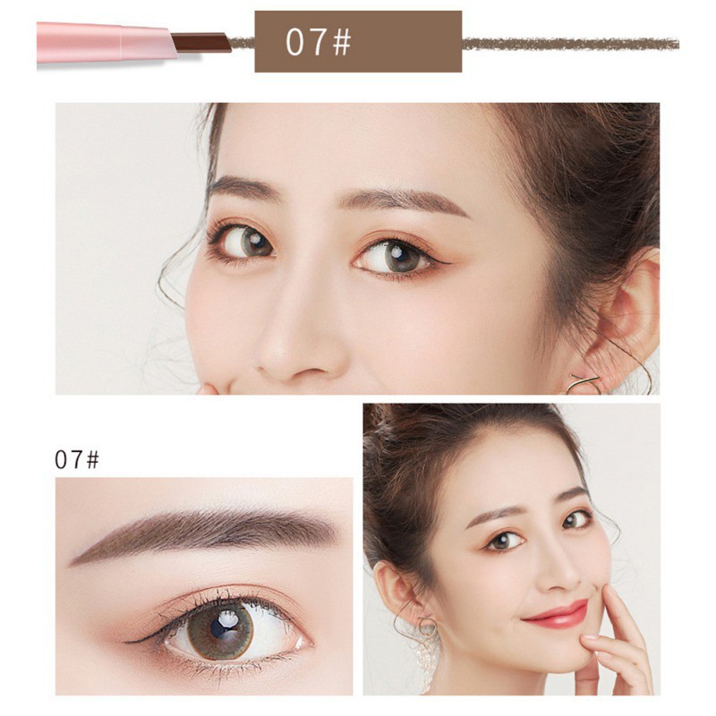 [Hàng mới về] Bút chì kẻ mày 2 đầu hiệu LAMEILA cho màu kháng nước chống nhòe lâu trôi | BigBuy360 - bigbuy360.vn