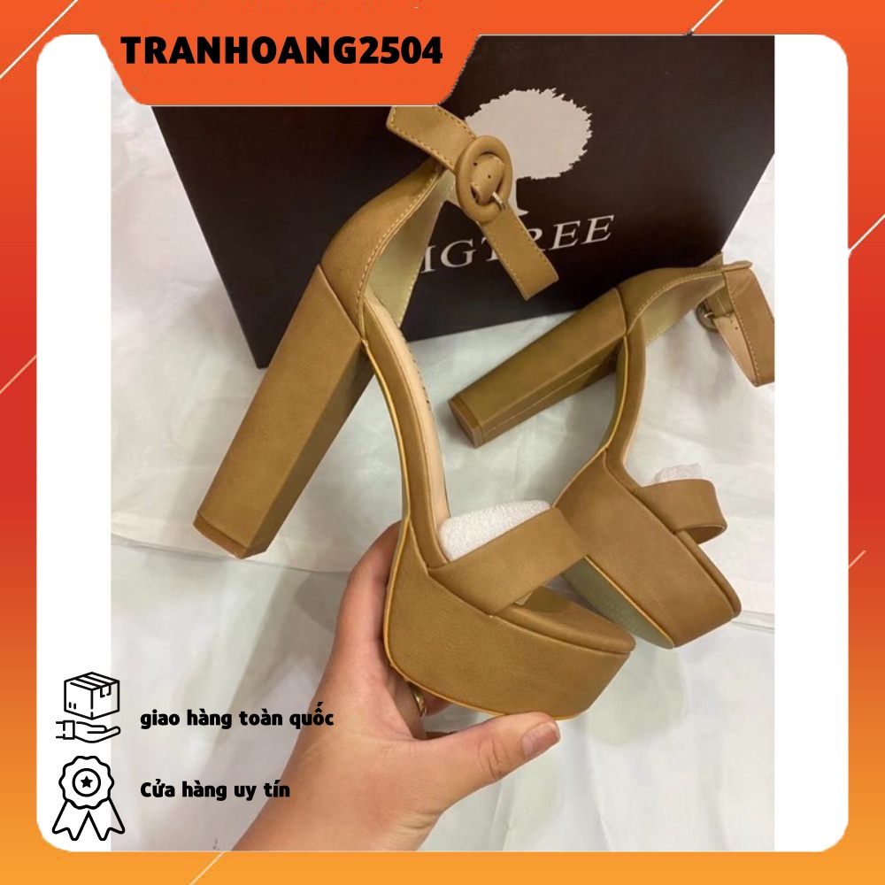 HÀNG CÓ SẴN GIÀY CAO GÓT BIGTREE SANDAL ĐÚP ĐẾ CHÍNH HÃNG 13CM
