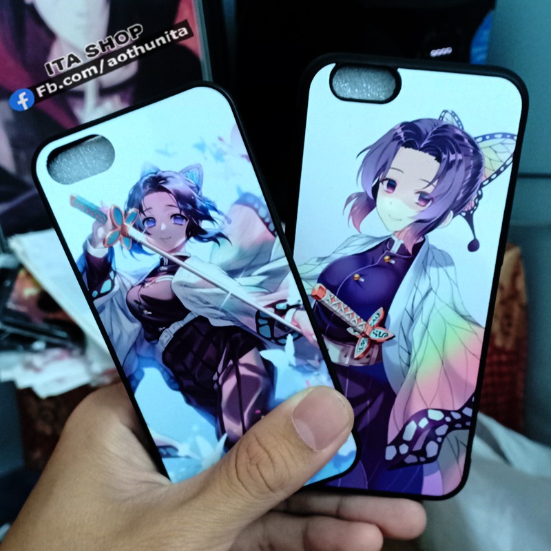 Ốp lưng Kochou Shinobu - Kimetsu No Yaiba cho các máy ( Iphone, Oppo, Samsung, Vivo) - Ốp lưng Anime