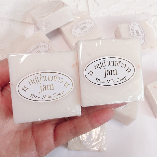 🥰Xà phong cám gạo Jam rice milk soap rửa mặt và toàn thân(SRMHHG,5.A5)