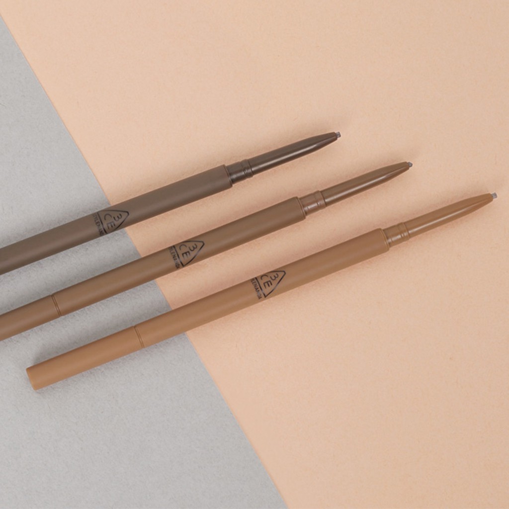 Bút Chì Kẻ Lông Mày 3CE Siêu Mảnh 3CE Super Slim Eye Brow Pencil 0.05g | Official Store Eye Make up Cosmetic