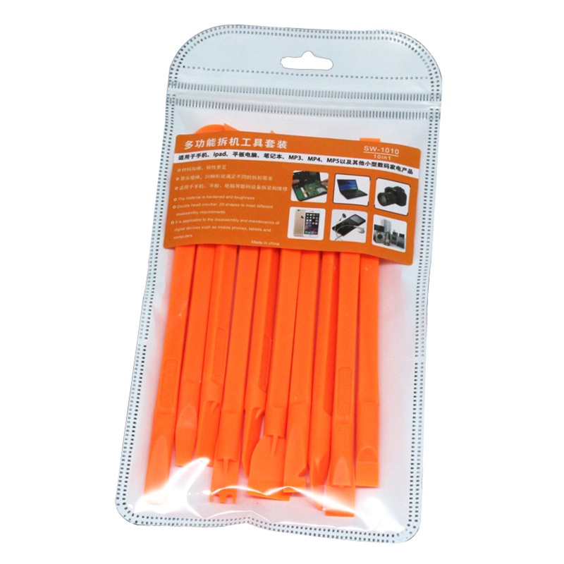 Set 10 Dụng Cụ Tháo Gỡ Hai Đầu Bằng Nhựa Đa Năng Cho Crowbar