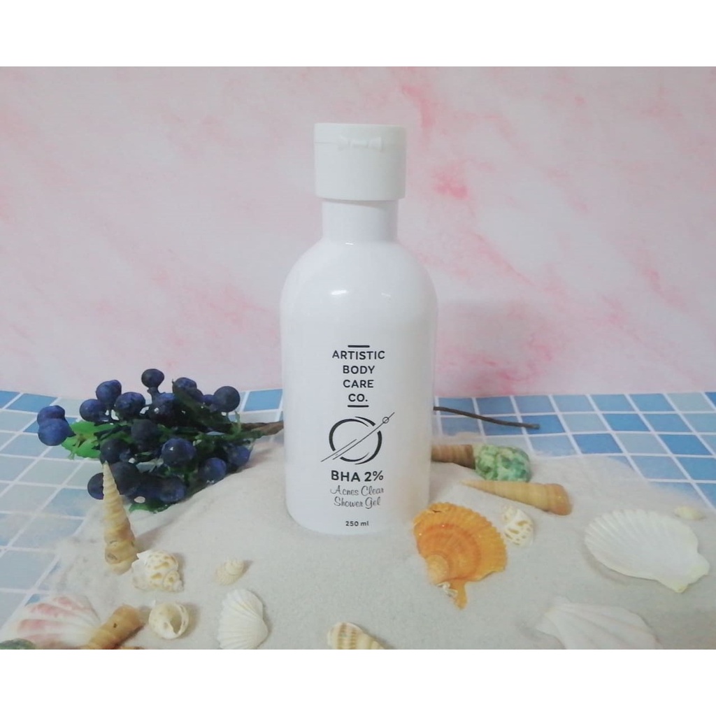 Sữa tắm BHA ARTISTIC BODY CARE trắng da,hỗ trợ hết mụn lưng,viêm nang lông,mụn body