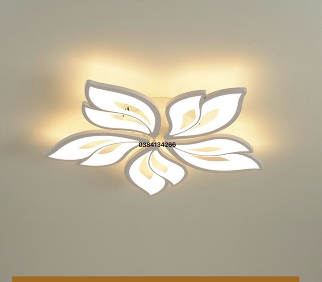 Đèn Led Trần 5 Cánh v2 Có 3 Chế Độ Sáng