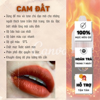 Mực phun xăm Hữu Cơ, CAM ĐẤT và 22 màu Mực Nước phun xăm Thẩm Mỹ