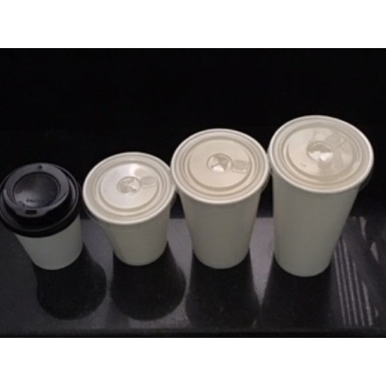 50 CÁI Cốc giấy giữ nhiệt có nắp 8OZ&12OZ&16OZ  BAO GỒM NẮP