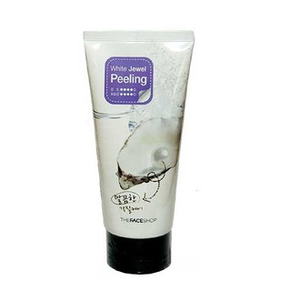 Tẩy tế bào chết chiết xuất Ngọc Trai White Jewel Peeling The Faceshop
