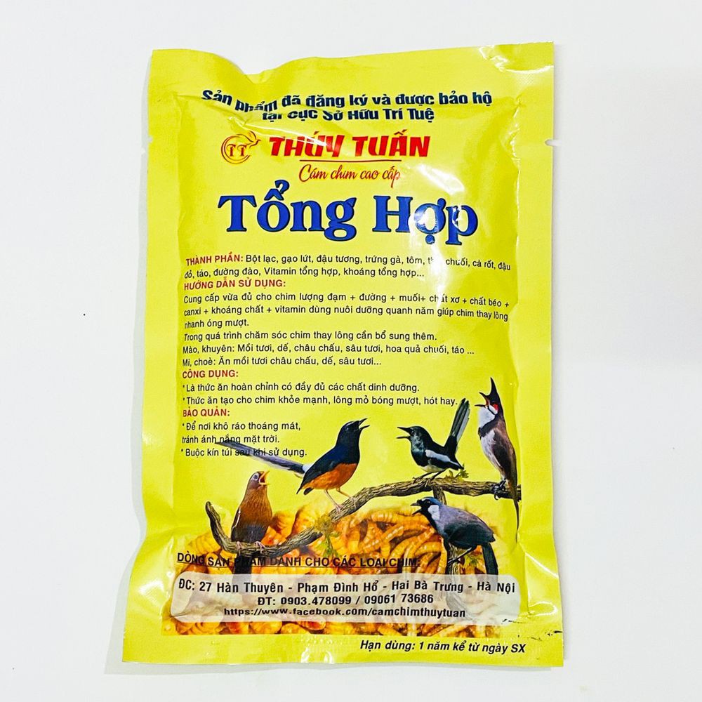 Cám chim tổng hợp Thúy Tuấn số cao cấp - Thức ăn cho chim tổng hợp Thúy Tuấn cao cấp giá rẻ