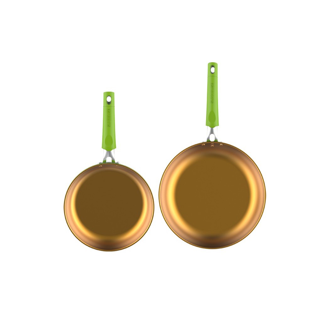 Cặp chảo chống dính đáy từ SUNHOUSE SHG112026MGC