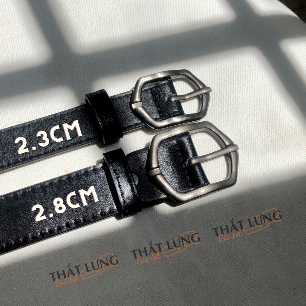 Thắt lưng nam nữ Unisex lục giác phong cách Hàn Quốc bản 2.8cm TL092 (hỗ trợ cắt, bấm lỗ dây nịt) - Thắt Lưng Giá Tốt