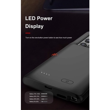 Ốp Lưng Kiêm Sạc Dự Phòng Samsung S22 Ultra/ 4800mAh hiệu Newdery