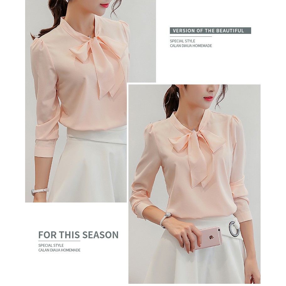 Áo sơ mi công sở nữ thiết kế trẻ trung chất liệu mát mẻ