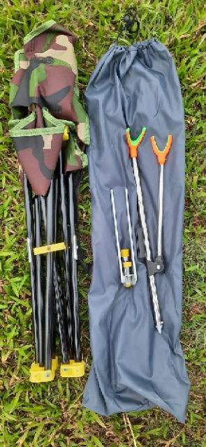 Chống cần câu đài câu tay câu đơn Siêu Bền