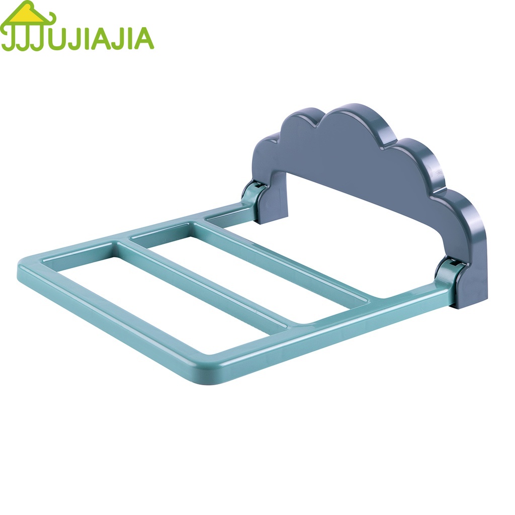 Giá để dép JUJIAJIA gắn tường không cần khoan chịu tải nặng có thể gập lại tiện dụng