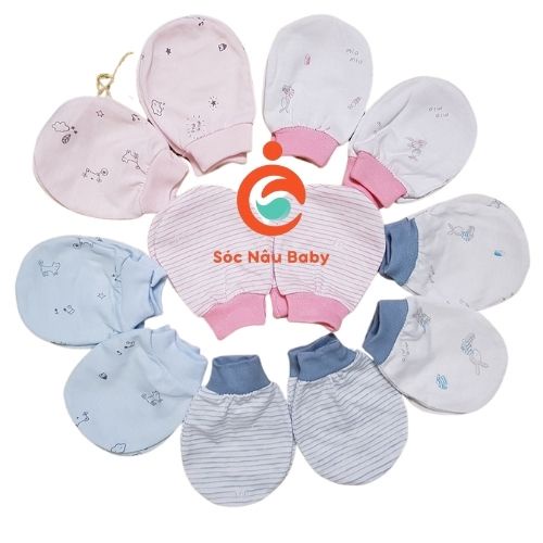 Bao tay/ bao chân Mio cotton siêu mềm cho bé sơ sinh
