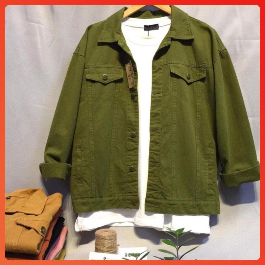 ÁO KHOÁC KAKI JEAN NAM ĐẸP THỜI TRANG MỚI NHẤT