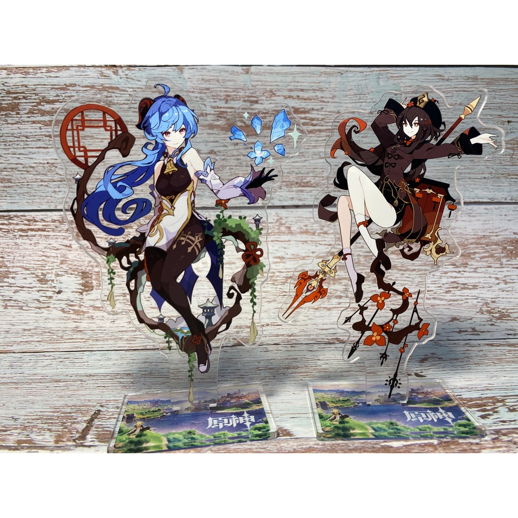 Mô Hình Standee Acrylic Mica Genshin Impact