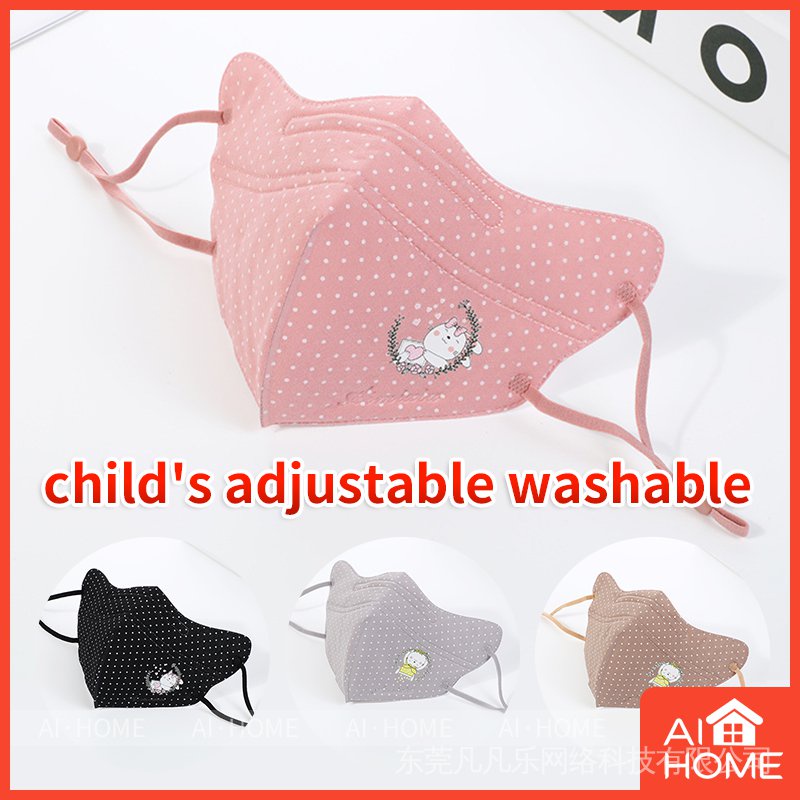 Khẩu Trang cotton Chấm Bi Chống Bụi Và Thân Thiện Với Da Có Thể Tái Sử Dụng