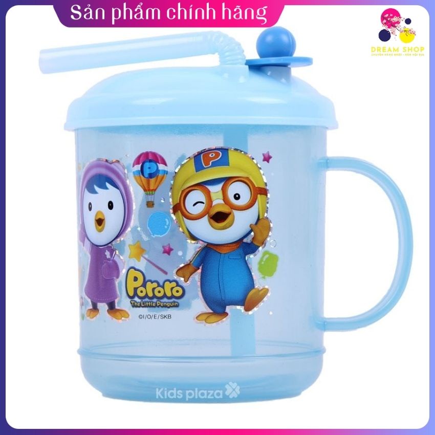 Cốc nhựa tập hút cho bé Pororo nhập khẩu Hàn Quốc -Dreamshop.vn