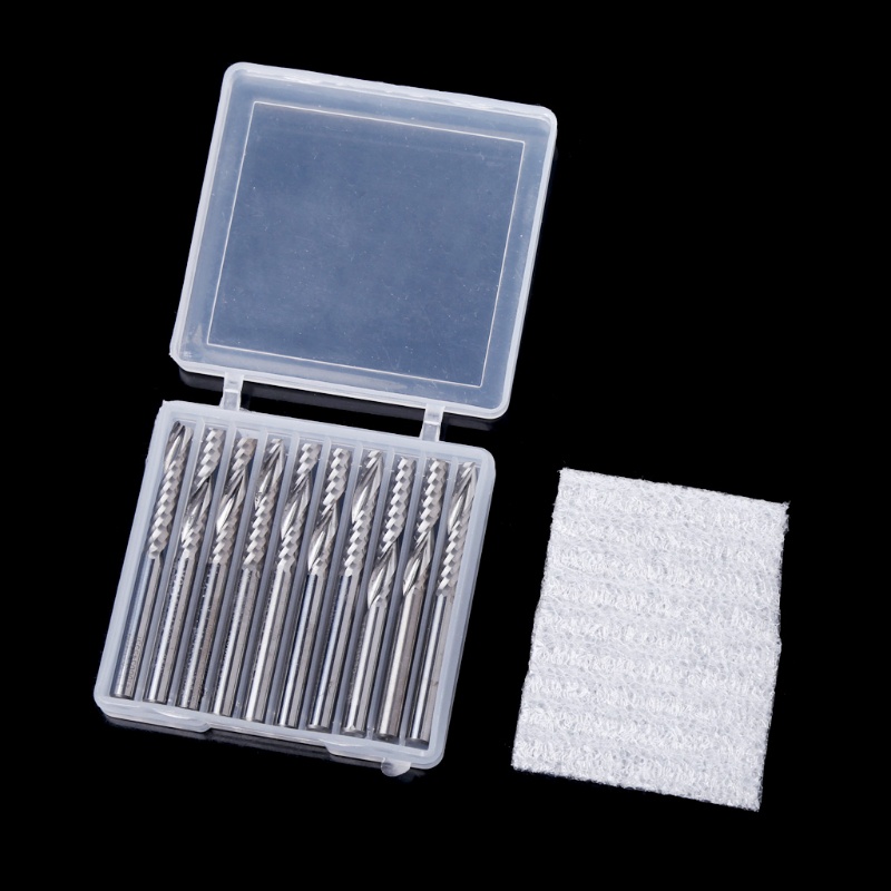 ✿ Set 10 Mũi Khoan Xoắn Ốc 4mm 22m Bằng Cacbua