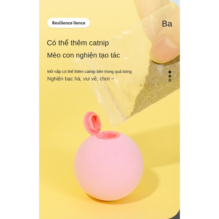 Bóng đồ chơi gọi mèo MASTI LI0396 bằng vải lông tạo âm thanh vui nhộn