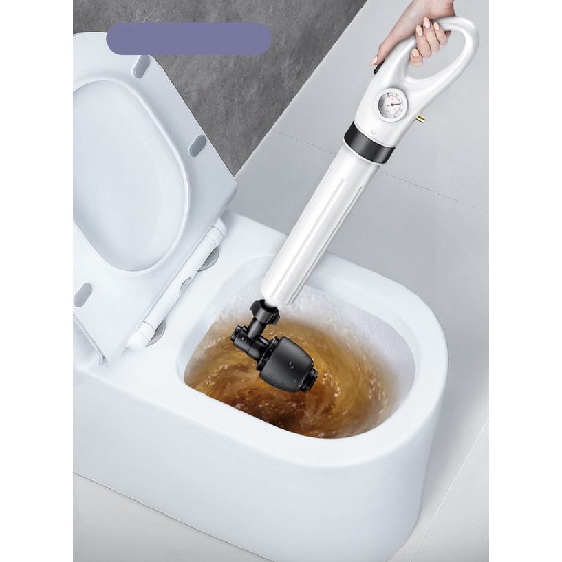 Dụng cụ thông tắc bồn cầu áp lực siêu mạnh nhanh chóng với thao tác cực kỳ đơn giản
