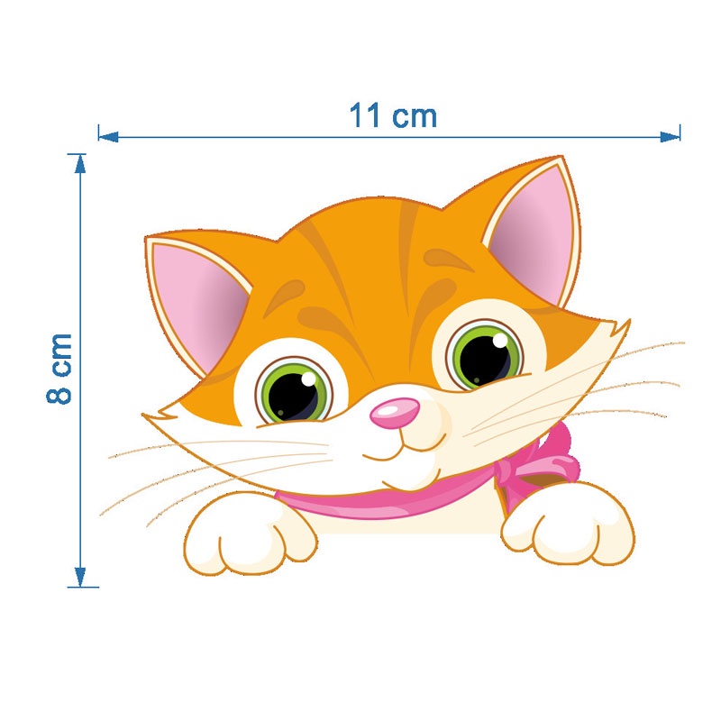 Miếng Dán Trang Trí Công Tắc Hình Động Vật Hoạt Hình Dễ Thương