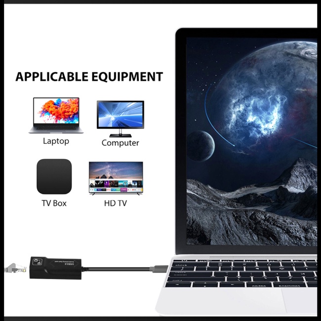 Bộ Chuyển Đổi Usb Kết Nối Mạng Lan Ethernet Tương Thích Với Amazon Fire Tv 3 / Stick Gen 2 / 2