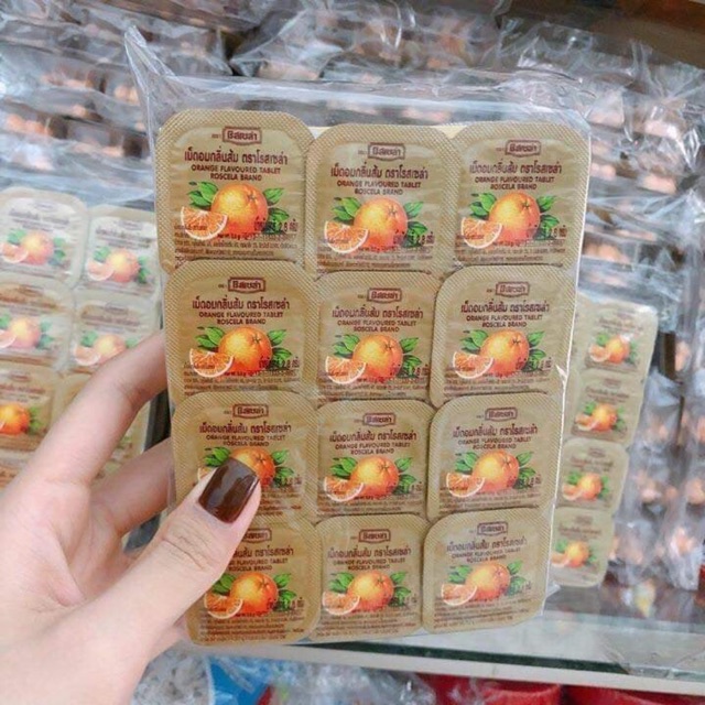 Kẹo C tim Thái Lan 18k/1 vỉ 24 hộp mini