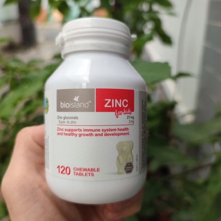 Date 2025-Kẹo Kẽm Zinc Bioisland 120 viên của úc