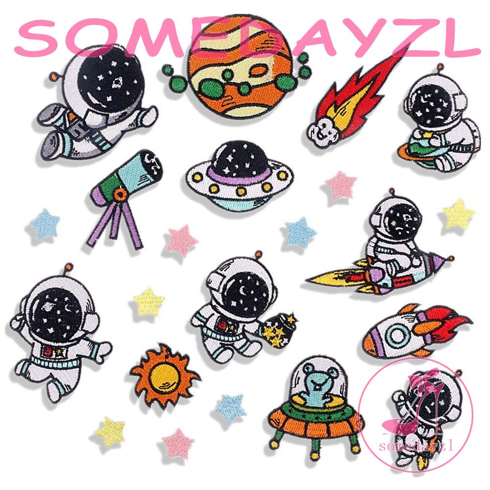 Miếng Vá Trang Trí Quần Áo Jean Họa Tiết Thêu Xinh Xắn