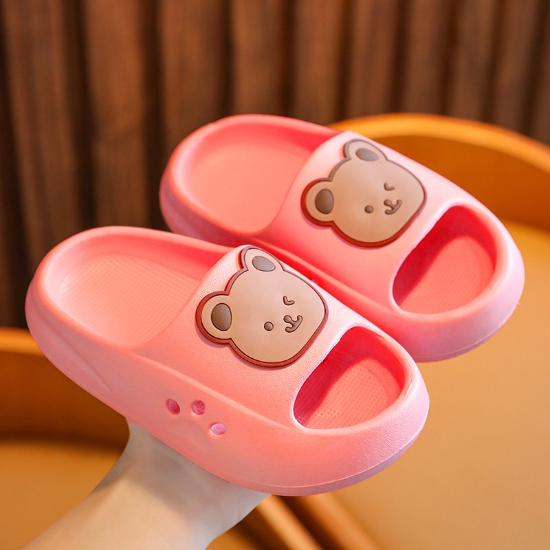 (TH19) Dép Cho Bé Họa Tiết Gấu Đáng Yêu