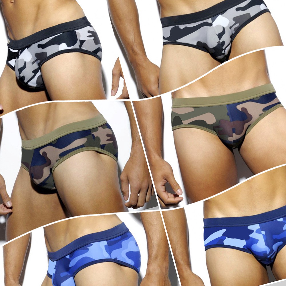 Quần lót nam thiết kế họa tiết rằn ri độc đáo với miếng đệm | BigBuy360 - bigbuy360.vn