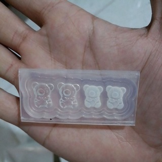khuôn gấu silicon