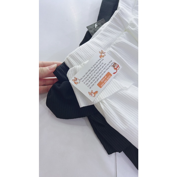 Chân váy xòe 4 tầng, chân váy ngắn 4 tầng trendy chất thun gân lưng chun tôn dáng - CV019