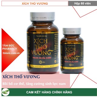 XÍCH THỐ VƯƠNG [Lọ 60 viên] - Viên Uống Bổ Thận, Tráng Dương, Tăng Cường Sinh Lực Nam Giới [alipas]