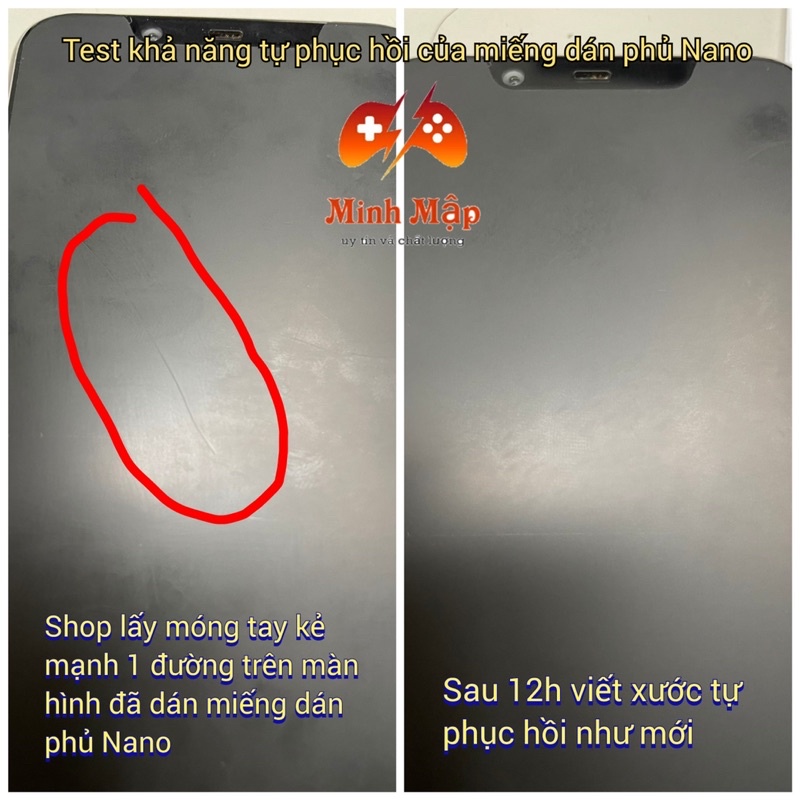 Miếng dán màn hình Nano IP 3G ~ IP 7P thương hiệu Rock space cho Iphone