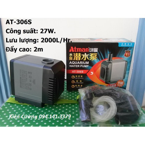 Máy bơm bể cá Atman AT-306S