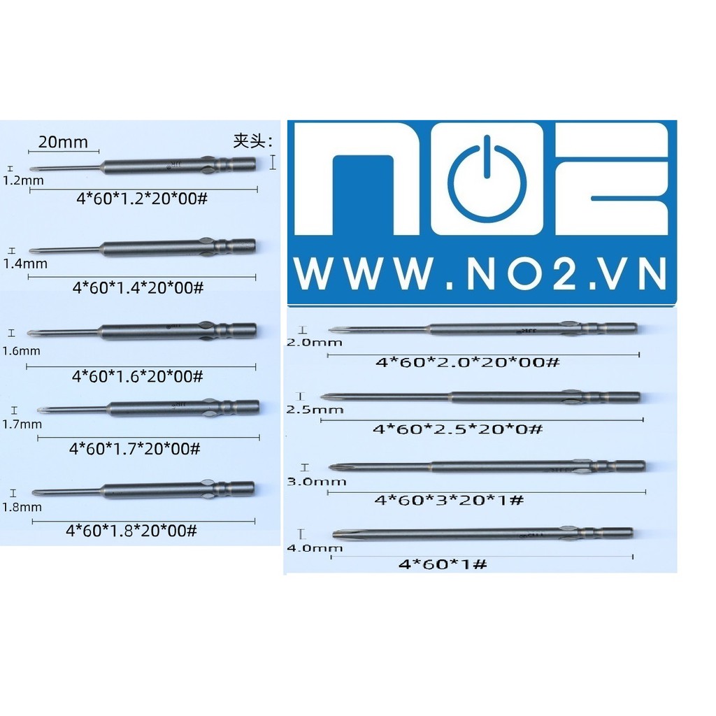 Đầu bắt vít cho tovit điện HK 800