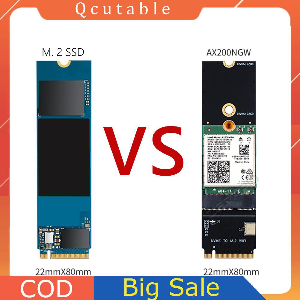 Card Wifi M.2 M Key To Ngff A + E Cho Ax200 9260ac