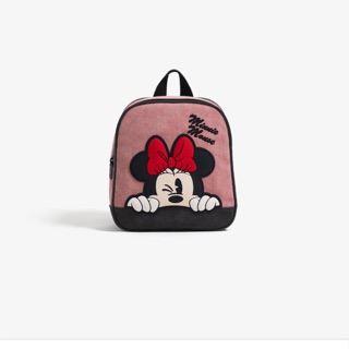 Balo hồng Zara xuất hoạ tiết Minnie