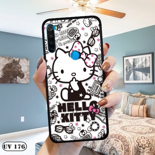 Ốp lưng  Xiaomi Redmi Note 8 - Lưng nhám viền dẻo in 2D