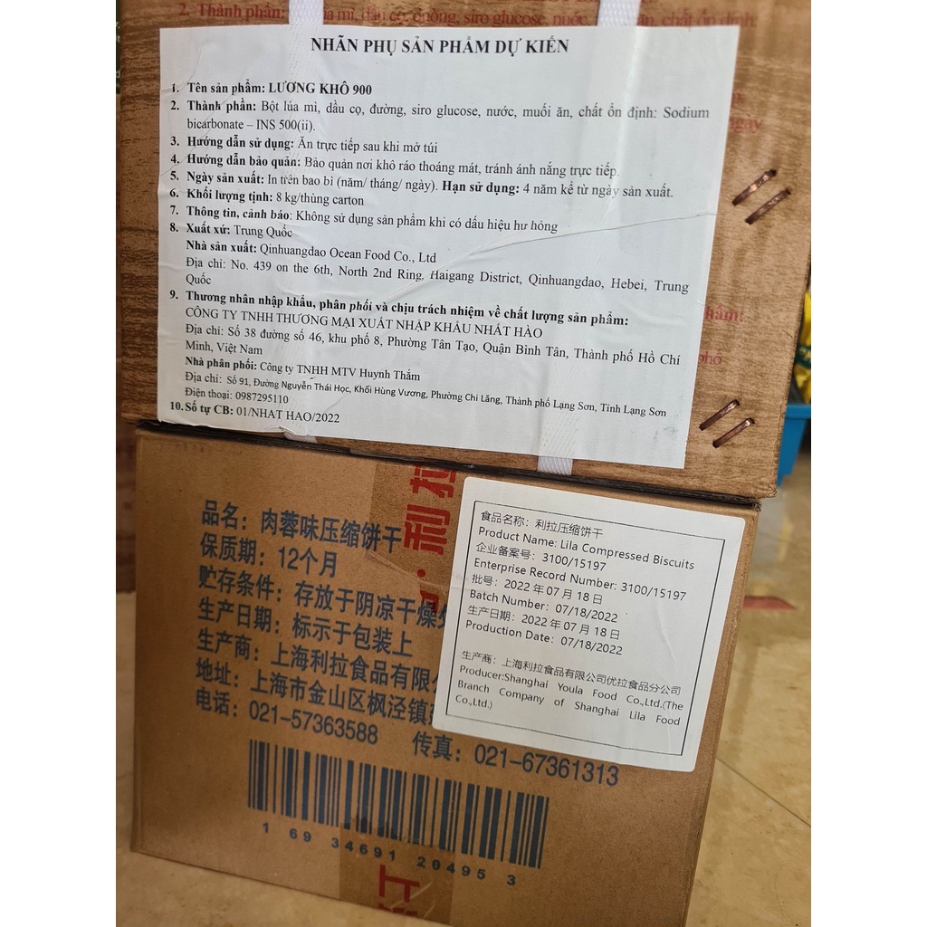 Lương Khô Quân Đội Trung Quốc Chính Hãng