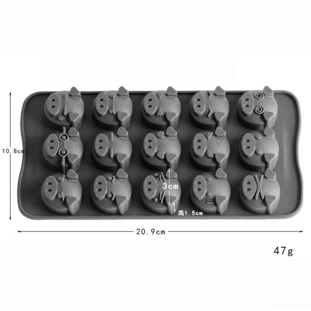 Khuôn Silicone Làm Bánh Hình Chú Heo Đáng Yêu