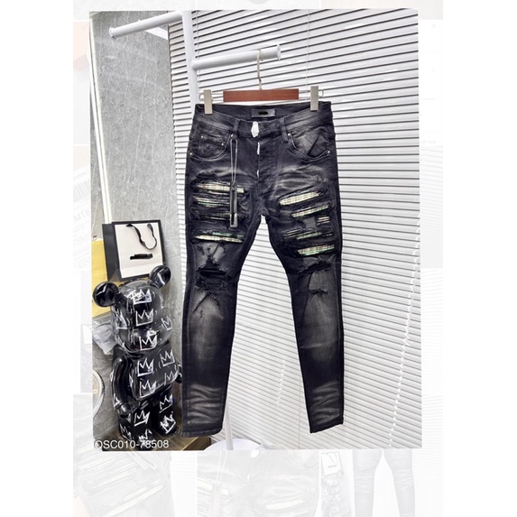 Quần Biker Siêu Cấp Vá Màu Cao Cấp