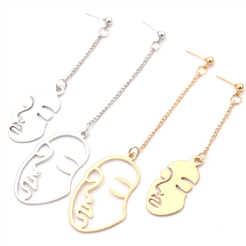 1 Đôi Khuyên Tai Hợp Kim Phong Cách Bohemian Thời Trang Dễ Phối Đồ