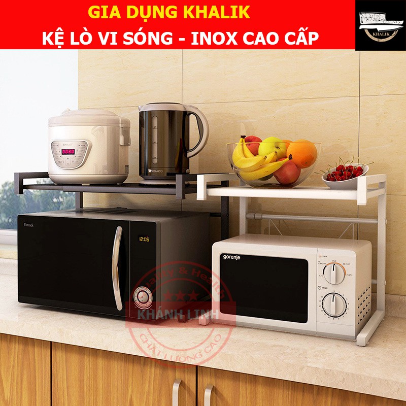 [KỆ INOX] Giá, kệ lò vi sóng, kệ lò nướng đa năng inox cao cấp (đáp ứng mọi kích thước)