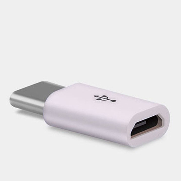 Đầu chuyển cáp sạc micro USB Sang type C – jack chuyển type C